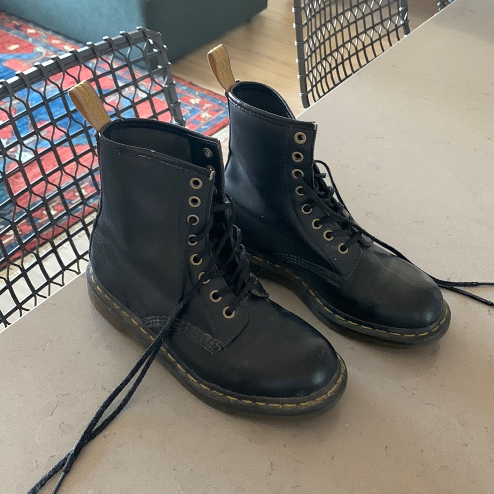 Vegan Leather Doc Marten’s women’s size 8 black